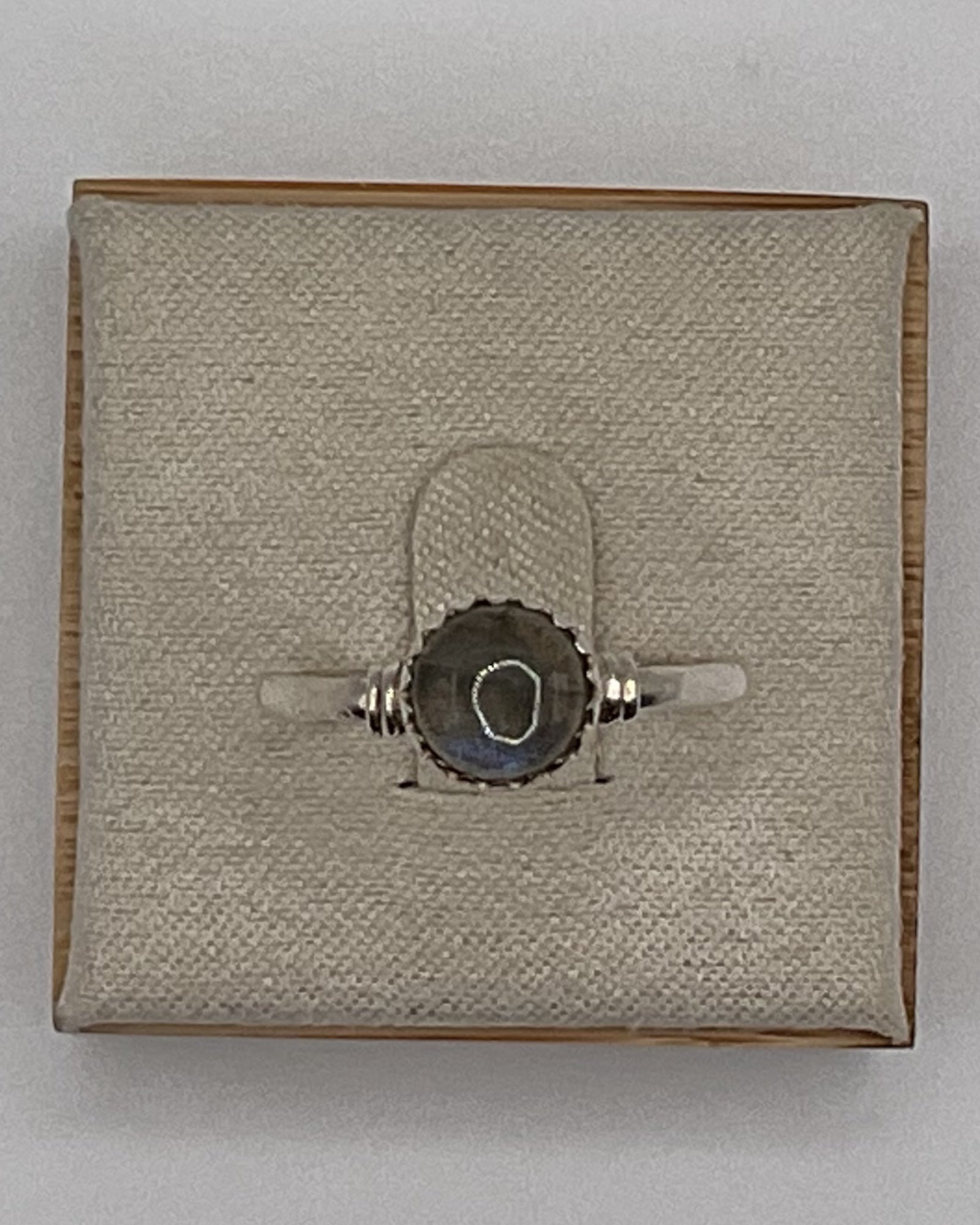 Bling Collection - Labradorite Gemstone Ring (Sterling)