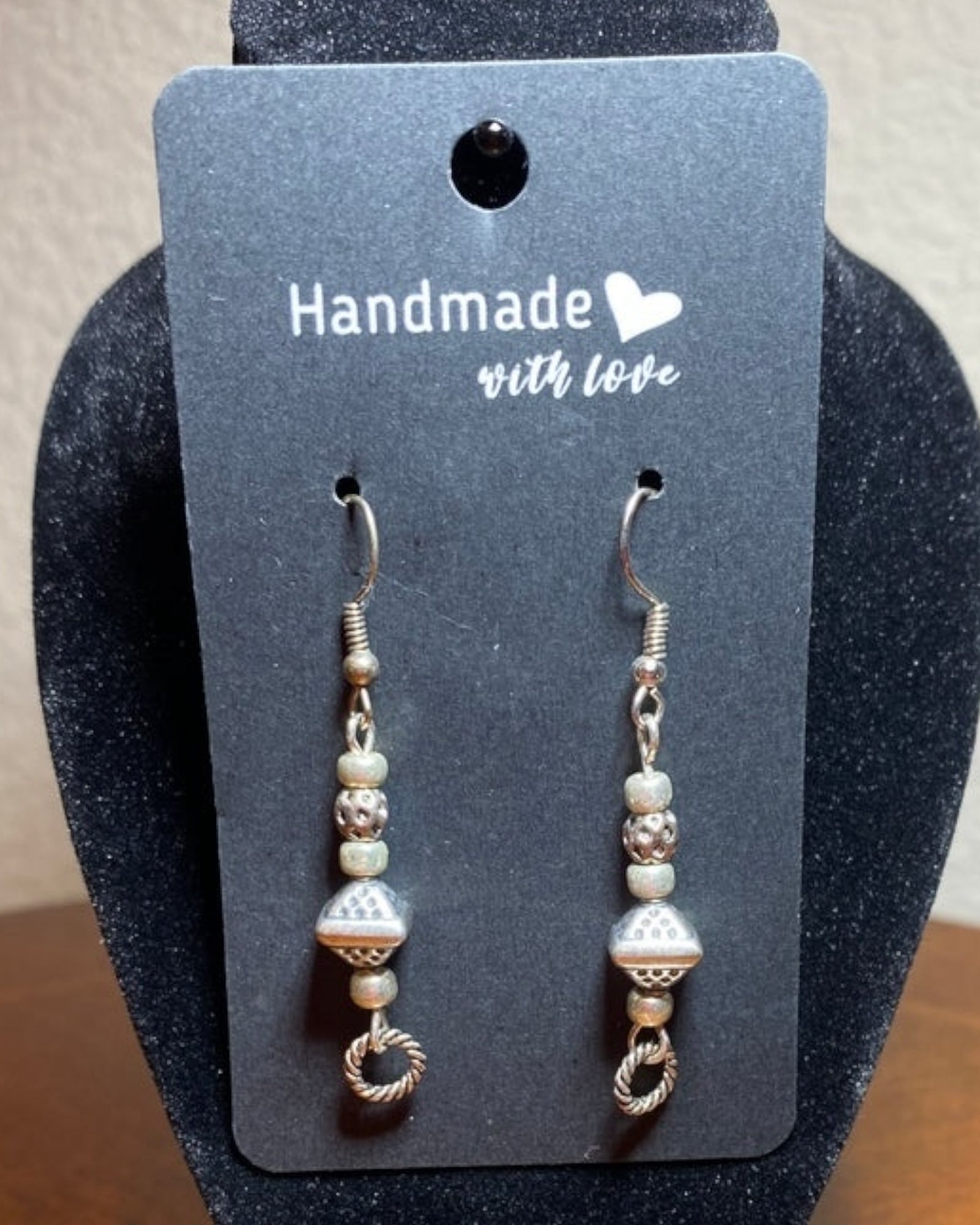Silver Metal Casual Earrings