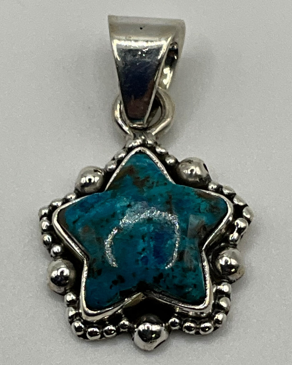 Bling Collection - Shattuckite Dainty Necklace (Sterling)