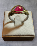 Pink Sapphire Ring (Cubic Zirconia)