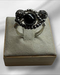 Hematite Wire Wrapped Ring (Size 7)