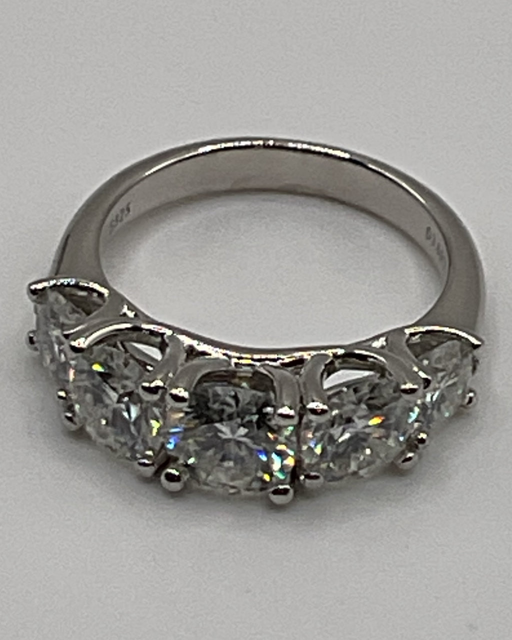 Bling Collection - Moissanite Ring (Sterling)