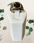 Bling Collection - Onyx Gemstone Ring (Sterling)
