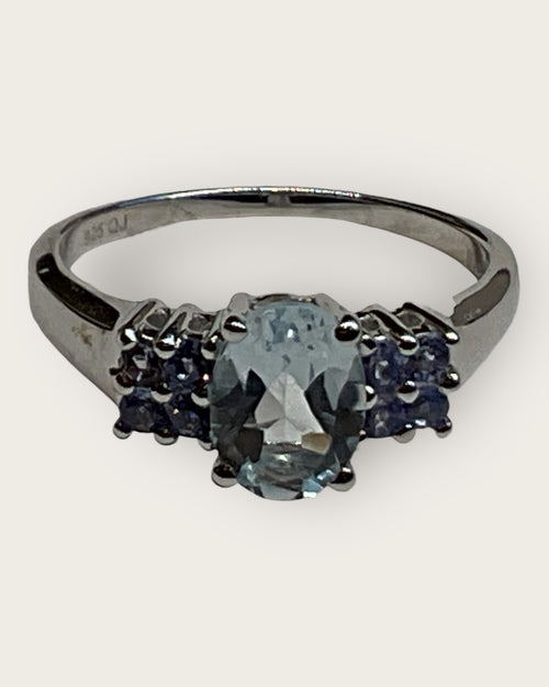 Affordable Luxury Collection - Blue Topaz Gemstone Ring (Sterling)