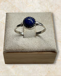 Bling Collection - Lapis Lazuli Gemstone Ring (Sterlling)