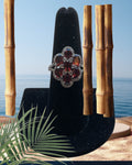 Bling Collection - Garnet Gemstone Ring (Sterling)