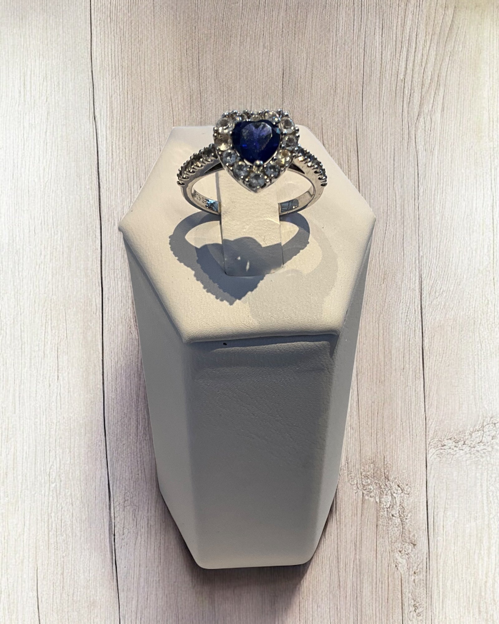 Bling Collection - Blue Topaz Gemstone Ring (Sterling)