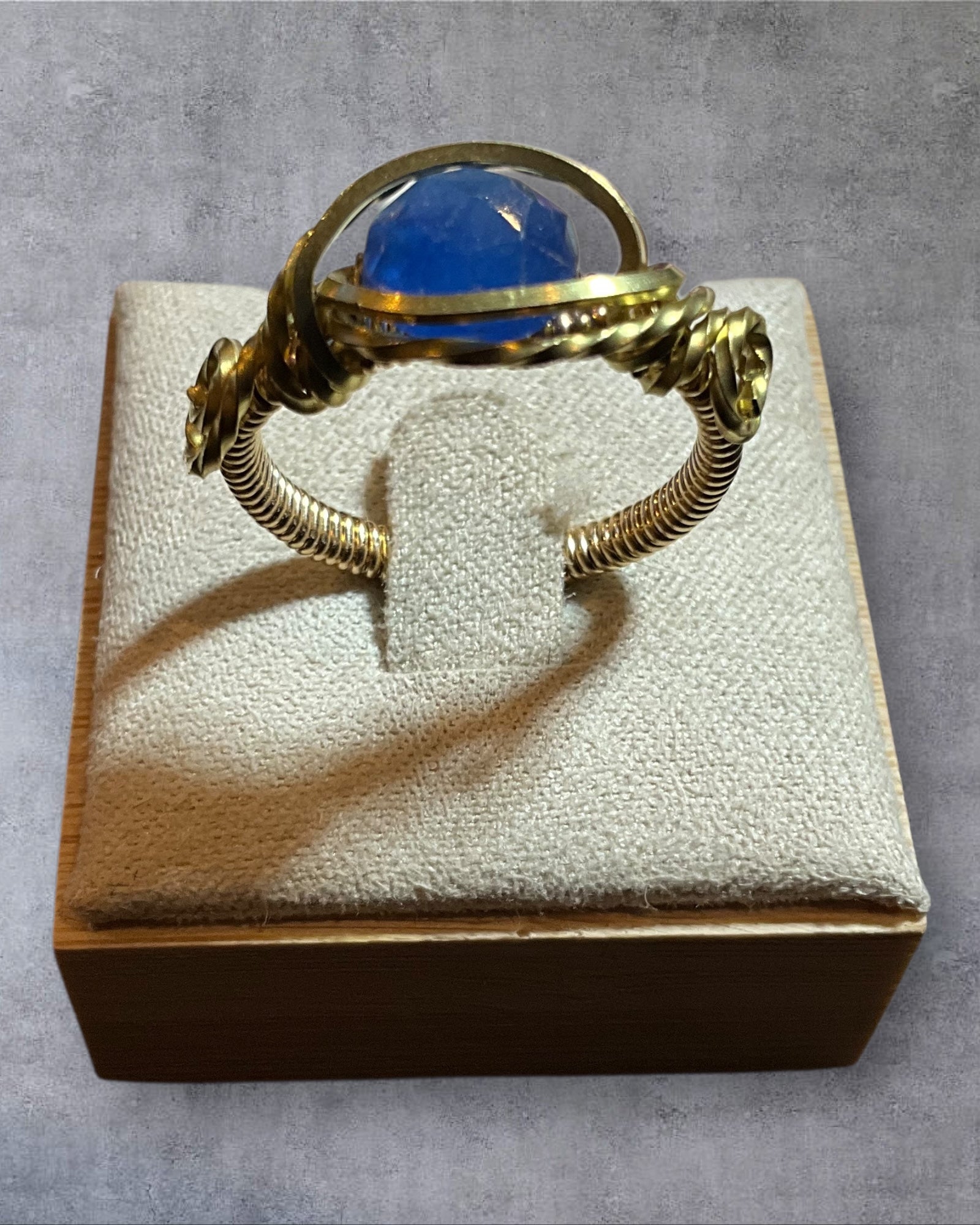 Blue Sapphire Ring (Cubic Zirconia)