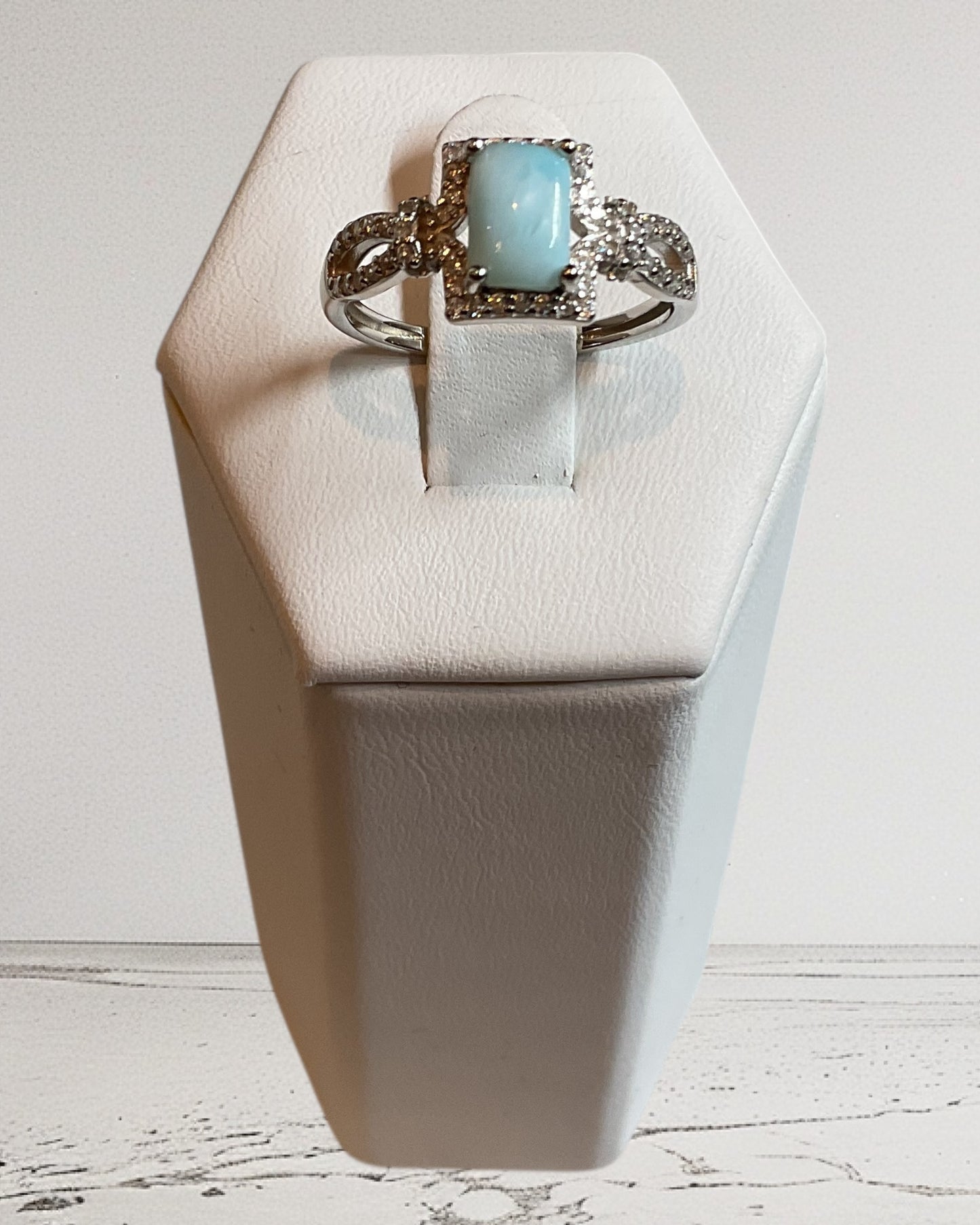 Bling Collection - Gemstone Ring (Larimar)