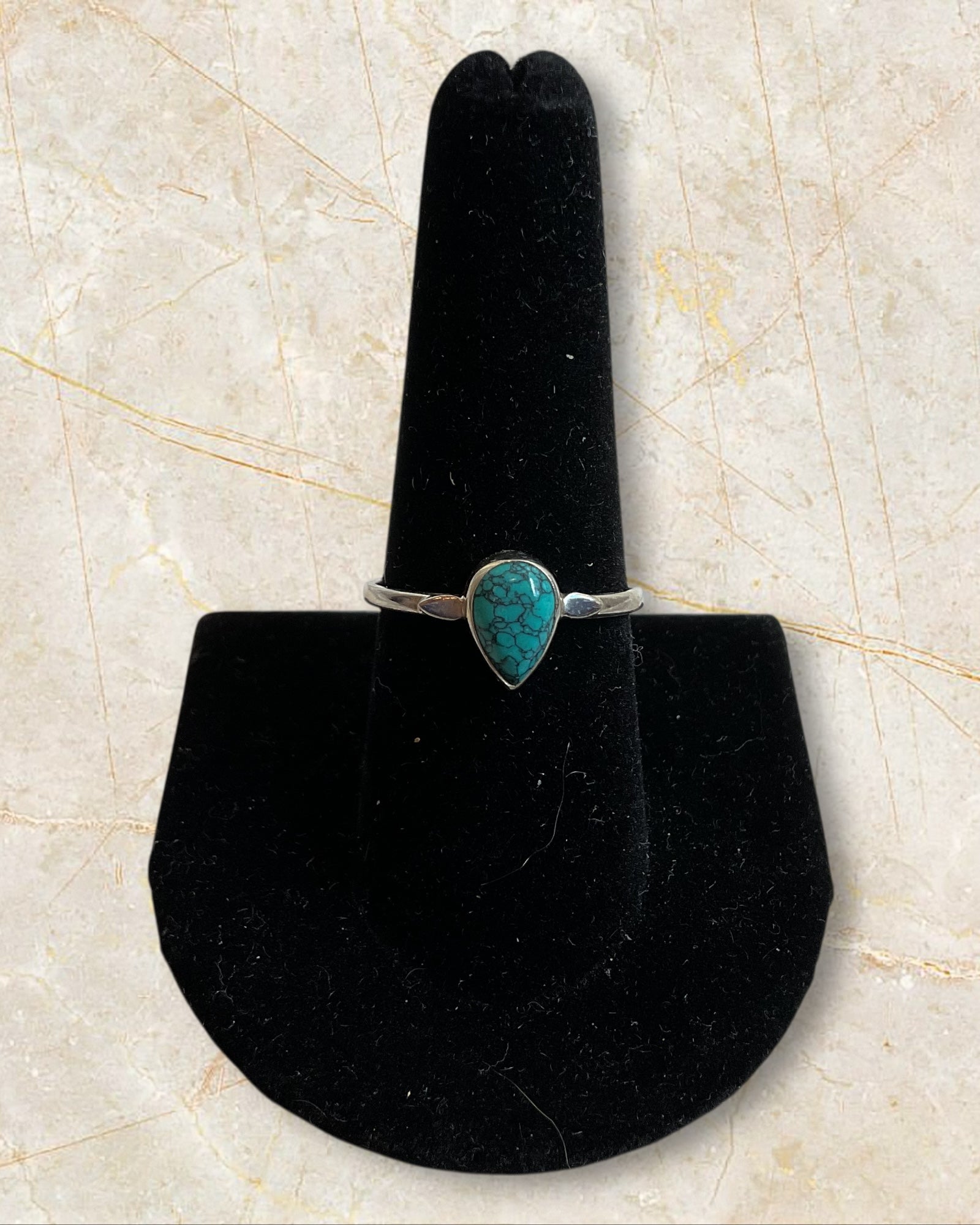 Bling Collection - Turquoise Gemstone Ring (Sterling)
