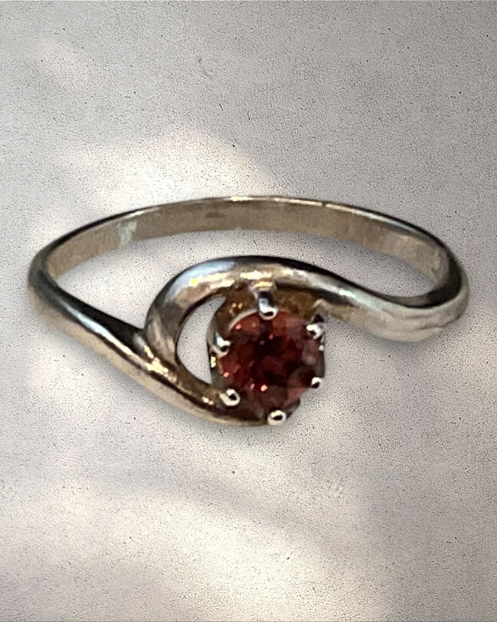 Affordable Luxury Collection - Garnet Gemstone Ring (Sterling)
