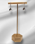 Bling Collection - Silver Drop Dangle Designer Earrings (Sterling)