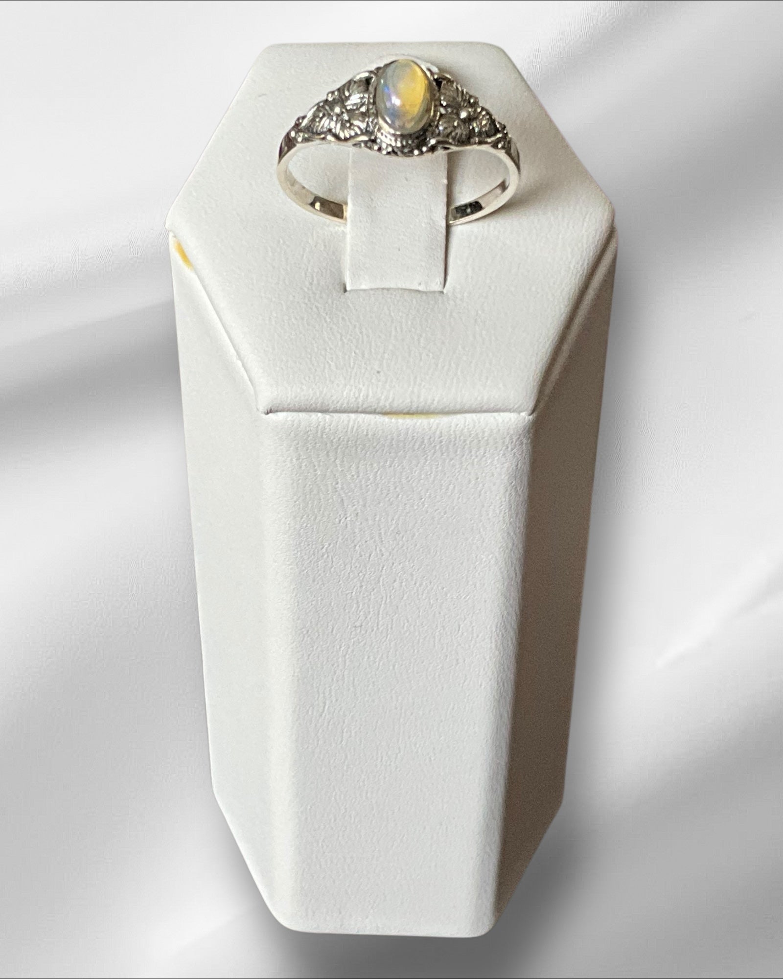Bling Collection - Opal Gemstone Ring (Sterling)