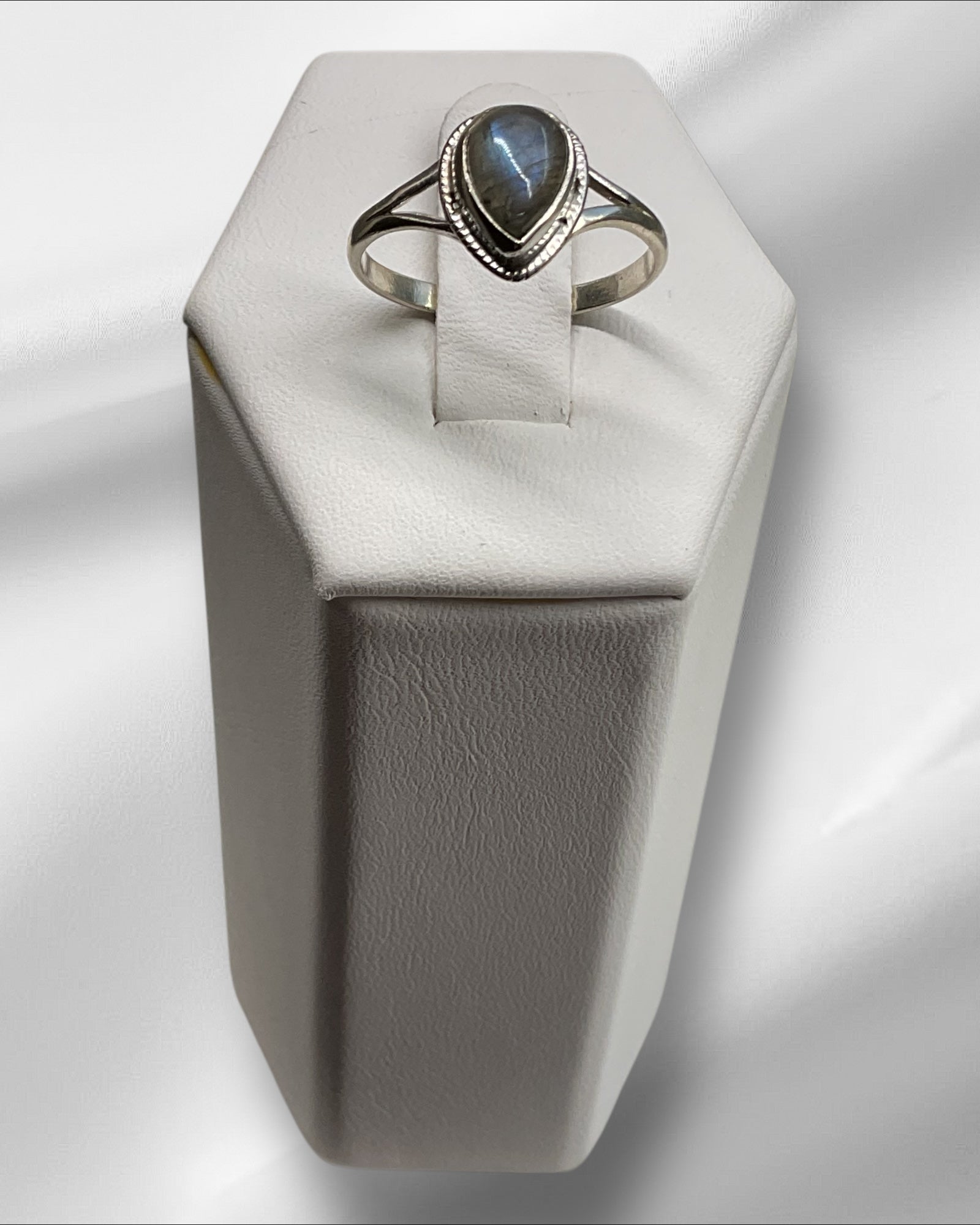 Bling Collection - Labradorite Gemstone Ring (Sterling)