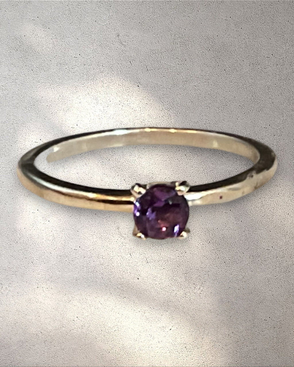Affordable Luxury Collection - Amethyst Gemstone Ring (Sterling)