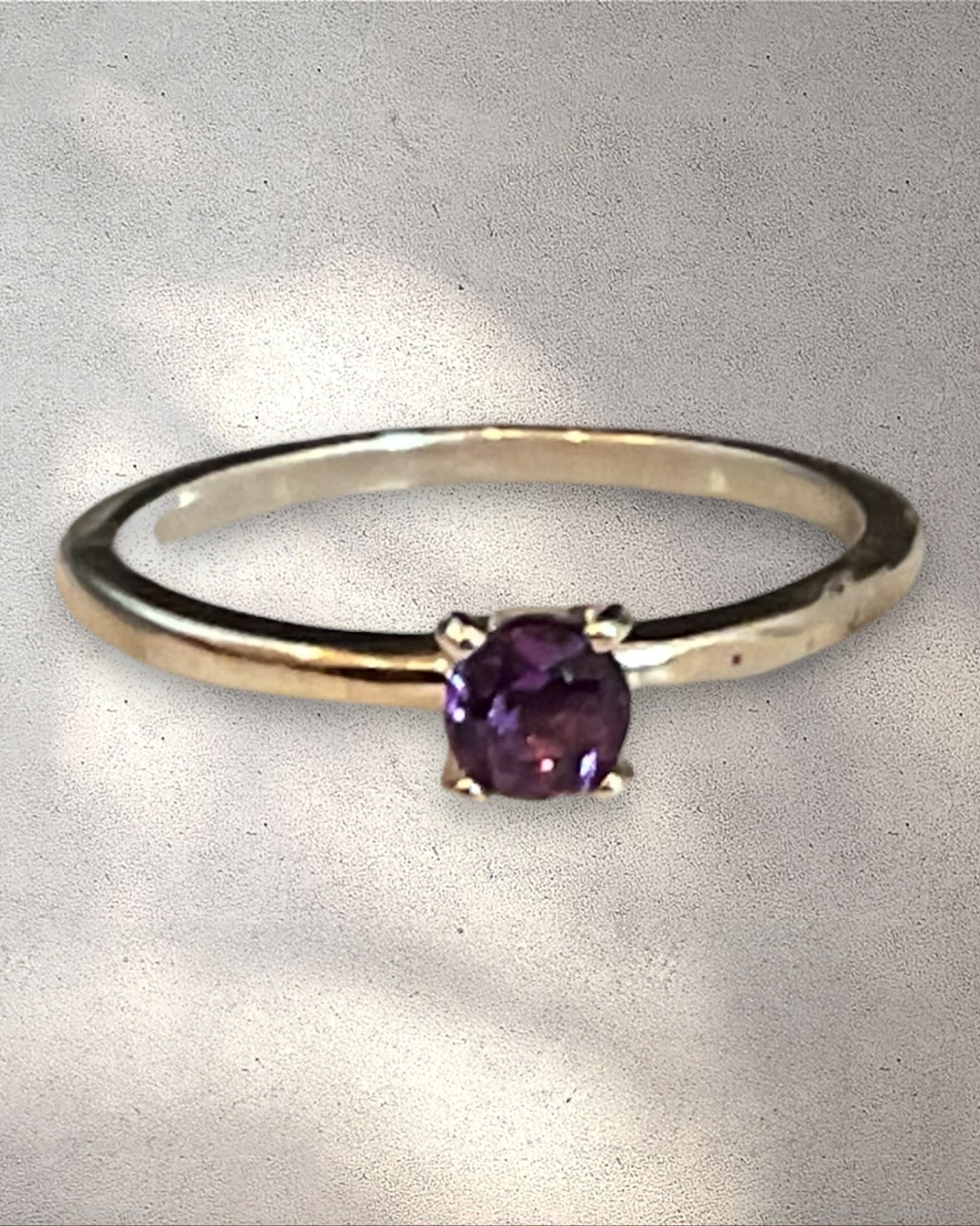 Affordable Luxury Collection - Amethyst Gemstone Ring (Sterling)