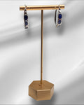 Bling Collection - Lapis Lazuli Designer Earrings (Sterling)