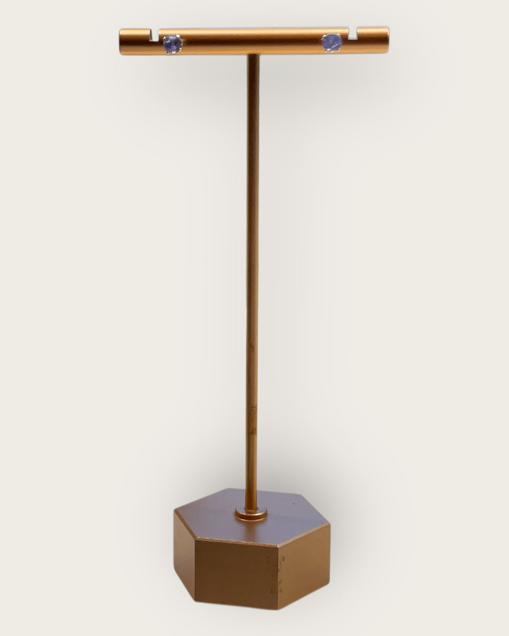 Bling Collection - Tanzanite Stud Designer Earring (Sterling)