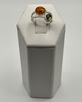 Bling Collection - Baltic Amber Gemstone Ring (Sterling)
