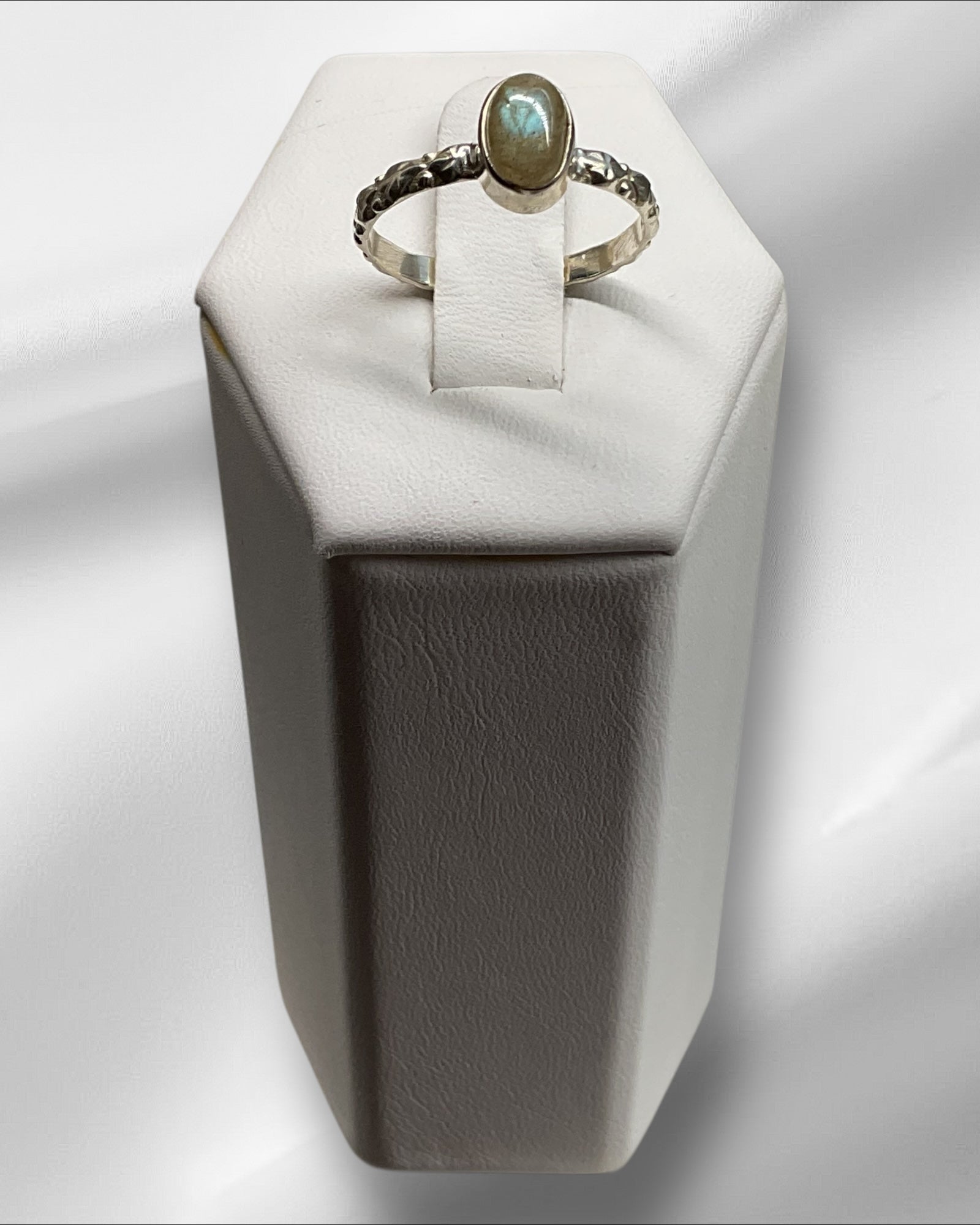 Bling Collection - Labradorite Gemstone Ring (Sterling)