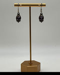 Bling Collection - Amethyst Designer Earring - (Sterling)