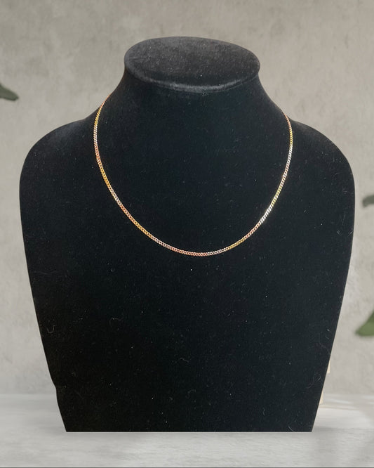 Bling Collection - Chain Necklace (Tri-Colored Cuban)
