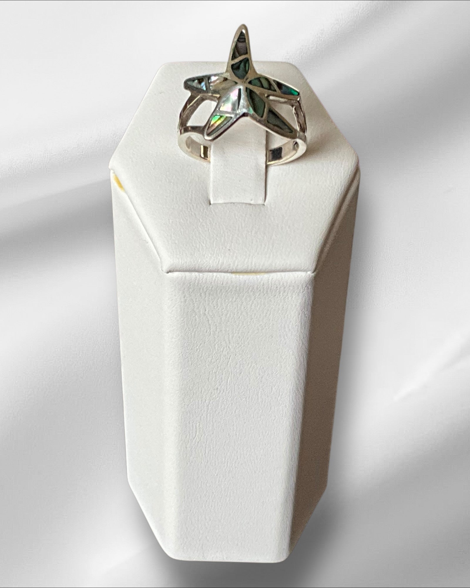 Bling Collection - Mother of Pearl Gemstone Ring (Sterling)