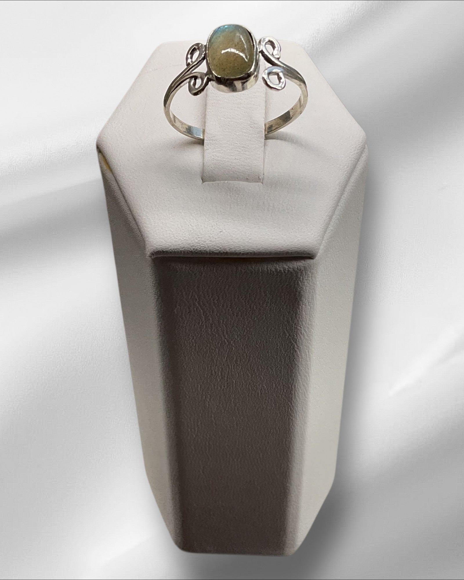 Bling Collection - Labradorite Gemstone Ring (Sterling)