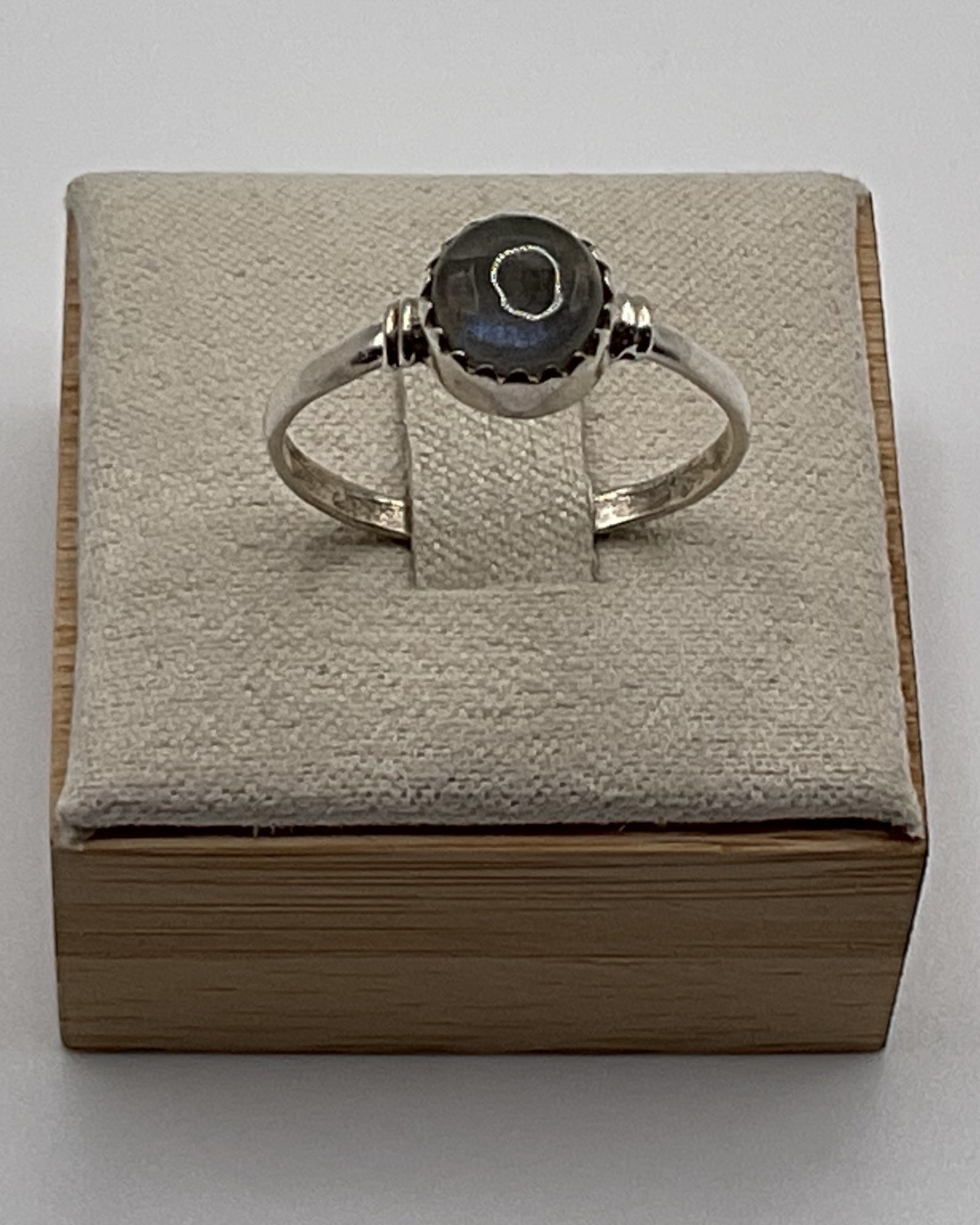 Bling Collection - Labradorite Gemstone Ring (Sterling)