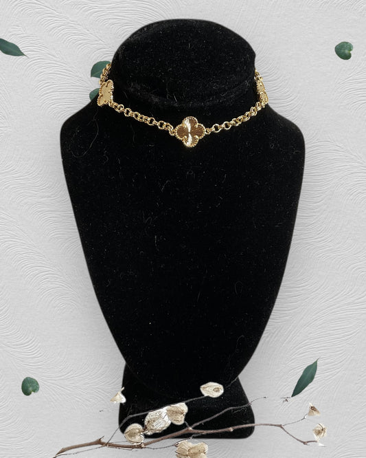 Bling Collection - Dainty Bracelet (Clover)