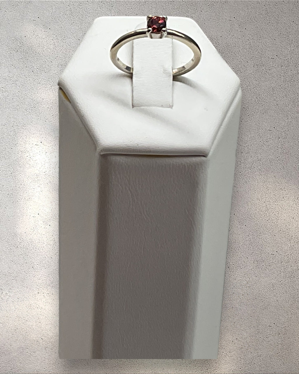 Affordable Luxury Collection - Garnet Gemstone Ring (Sterling)