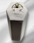 Bling Collection - Peridot Gemstone Ring (Sterling)