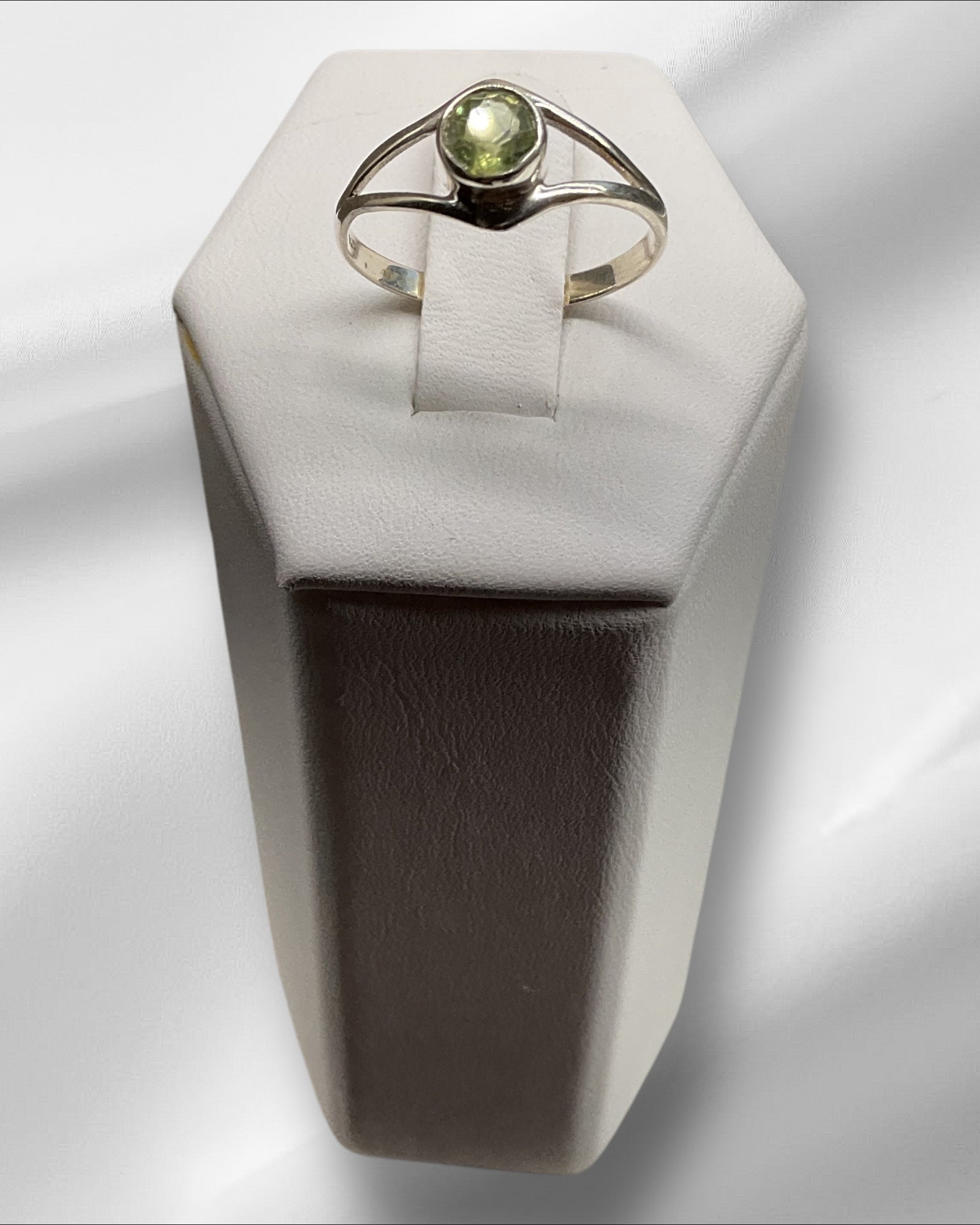 Bling Collection - Peridot Gemstone Ring (Sterling)