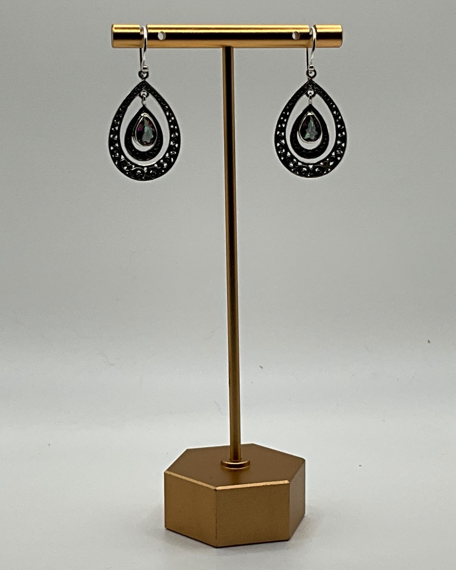 Bling Collection - Mystic Topaz Designer Earring (Sterling)