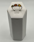 Bling Collection - Baltic Amber Gemstone Ring (Sterling)