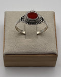 Bling Collection - Carnelian Gemstone Ring (Sterling)
