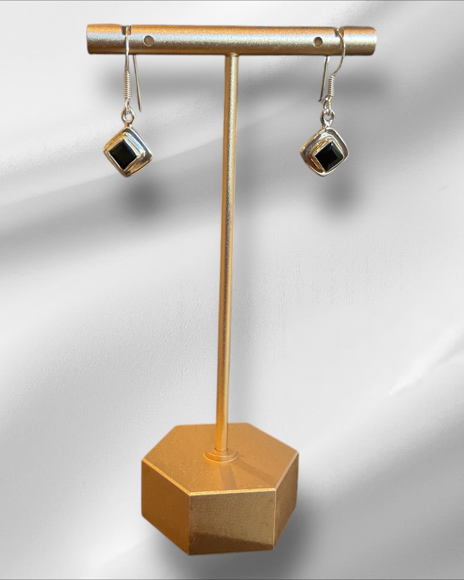 Bling Collection - Onyx Designer Earring (Sterling)