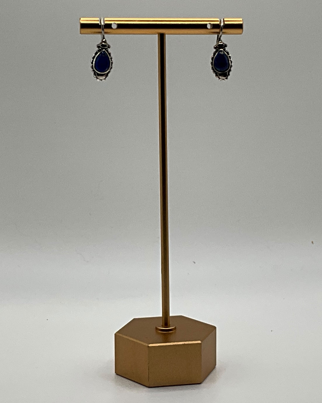 Bling Collection - Lapis Lazuli Designer Earring (Sterling)