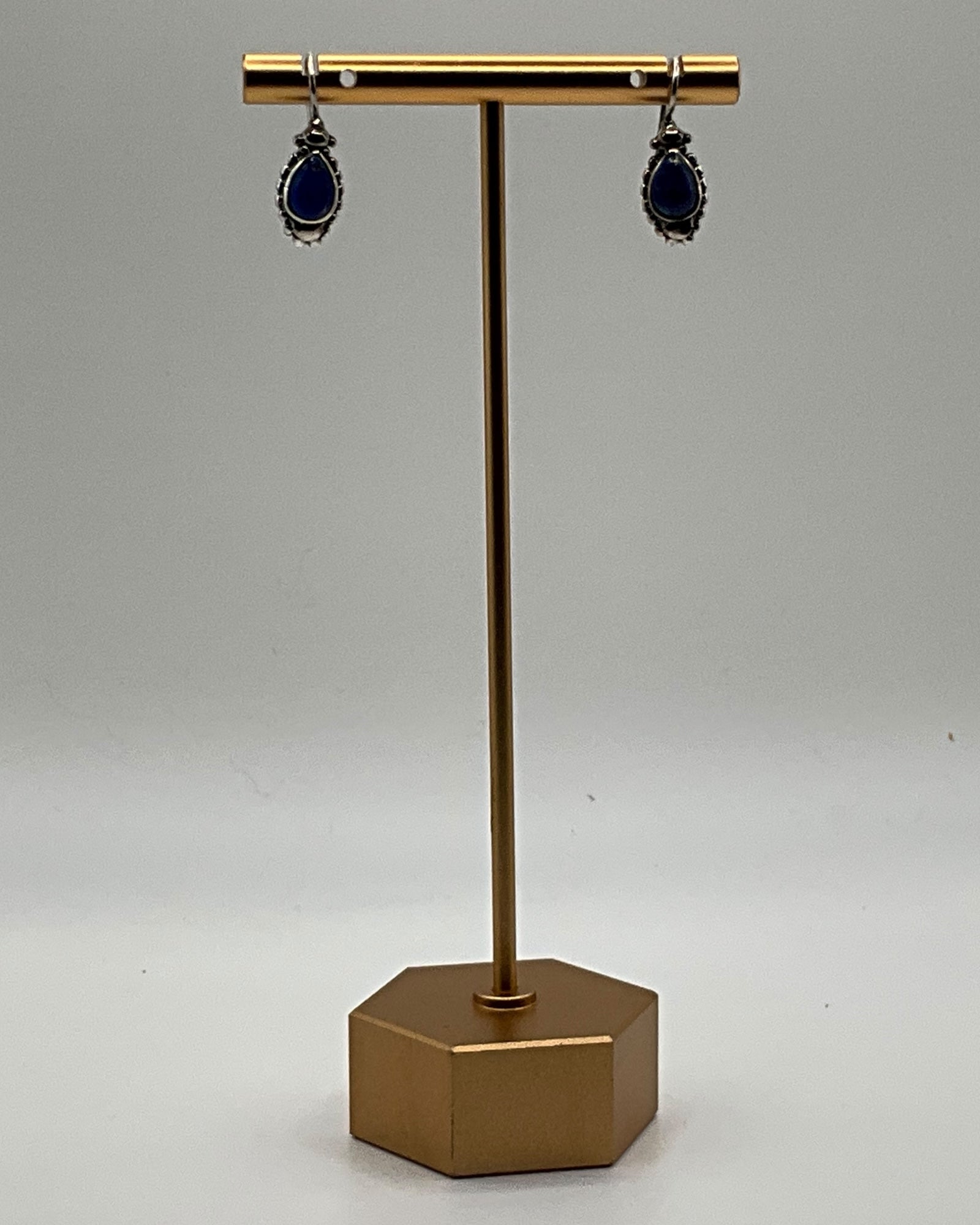 Bling Collection - Lapis Lazuli Designer Earring (Sterling)