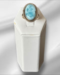 Bling Collection - Larimar Gemstone Ring (Sterling)