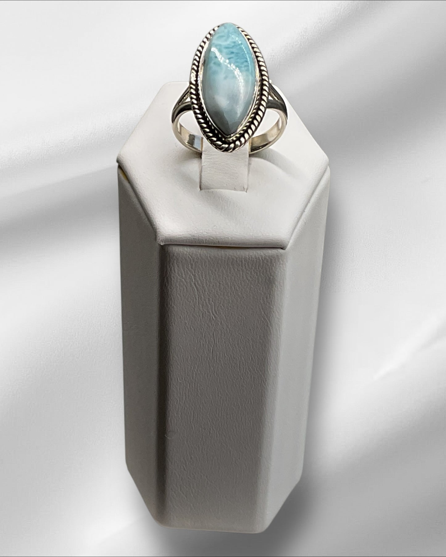Bling Collection - Gemstone Ring (Larimar)