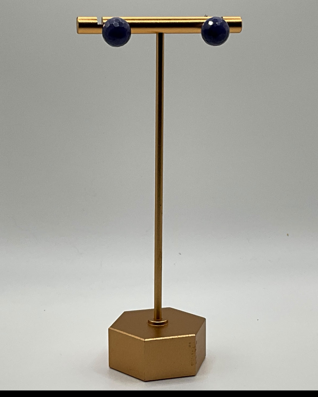 Bling Collection - Sapphire Stud Designer Earring (Sterling)