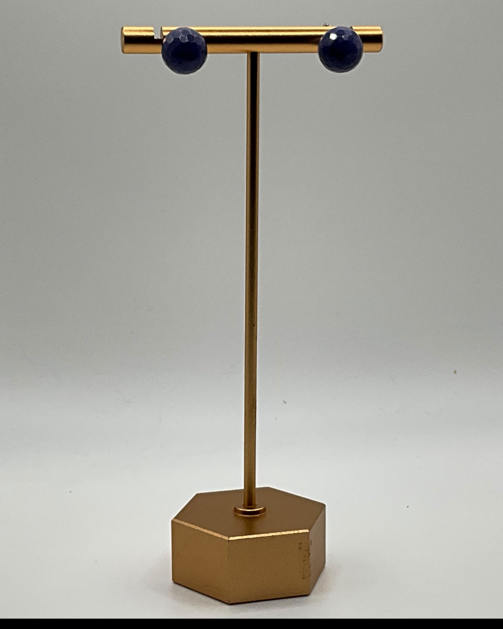 Bling Collection - Sapphire Stud Designer Earring (Sterling)