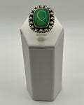 Bling Collection - Chrysoprase Gemstone Ring (Sterling)