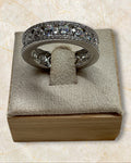 Bling Collection - Moissanite Eternity Ring (Sterling)