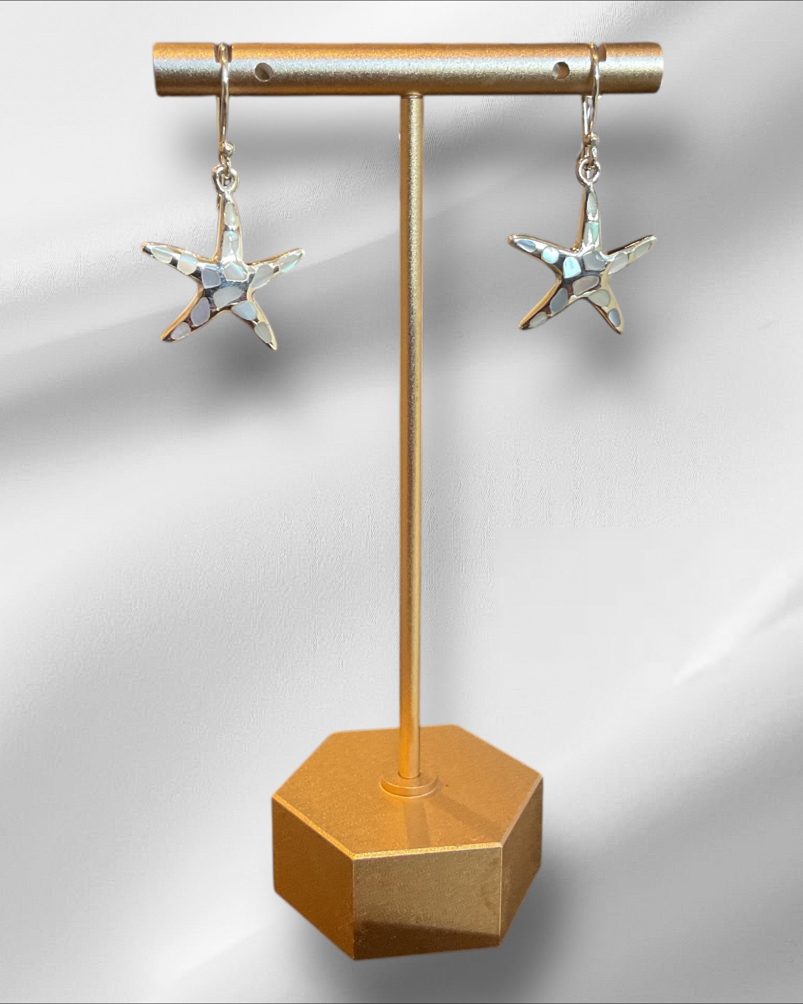 Bling Collection - Mother of Pearl Designer Earring (Sterling)