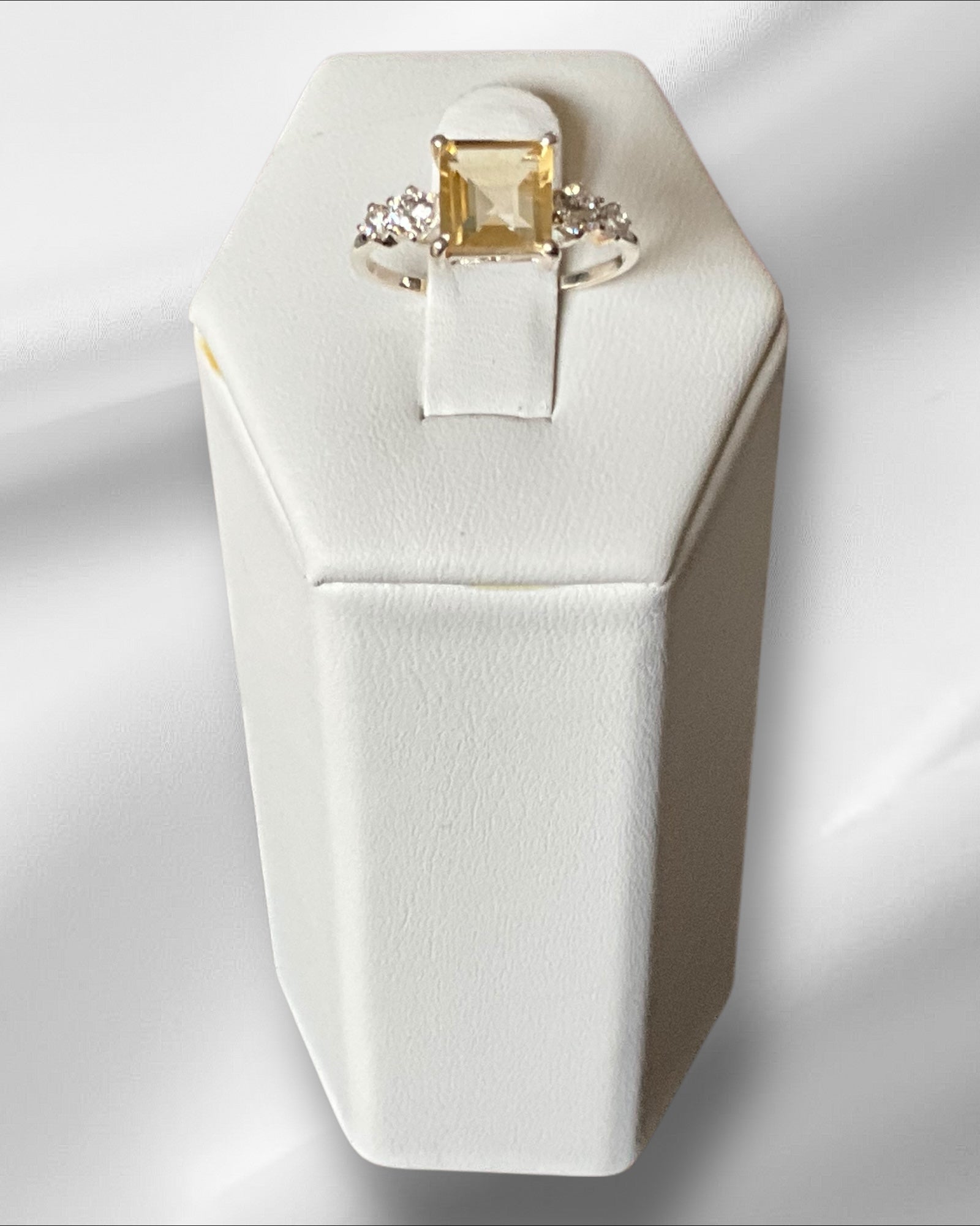 Bling Collection - Citrine Gemstone Ring (Sterling)