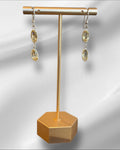 Bling Collection - Citrine Designer Earring (Sterling)