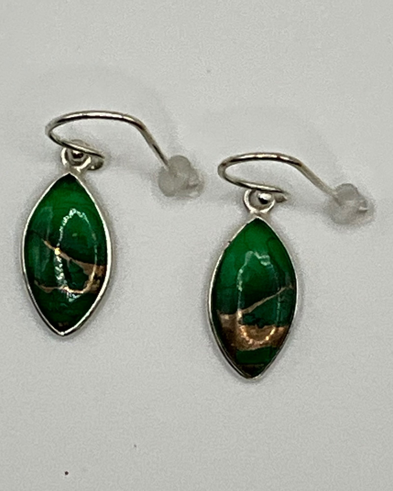 Bling Collection - Irish Dahlia Dangle Designer Earrings (Sterling)