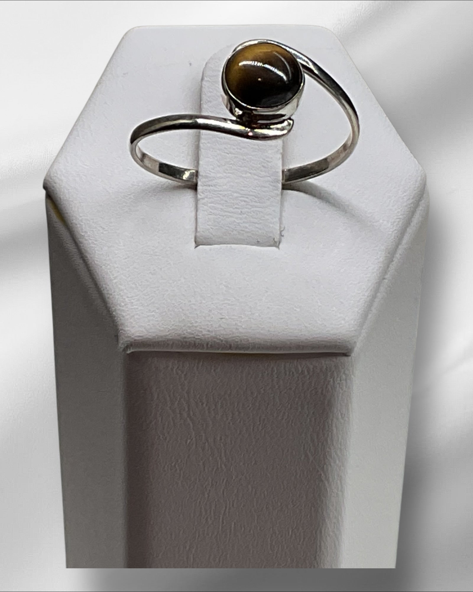 Bling Collection - Tiger's Eye Gemstone Ring (Sterling)